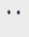 Felix - Oval Sapphire Earrings