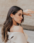 Grace - Emerald Floral Earring
