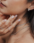 Allegra - Triple Irregular Hoop